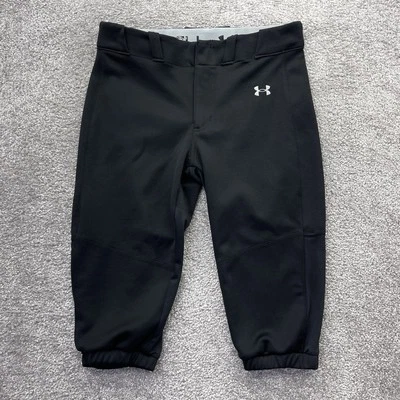 Under Armour Softball Pants Girls Youth Large YLG UA Utility Pro Crop 1356907 - Image 1 of 4