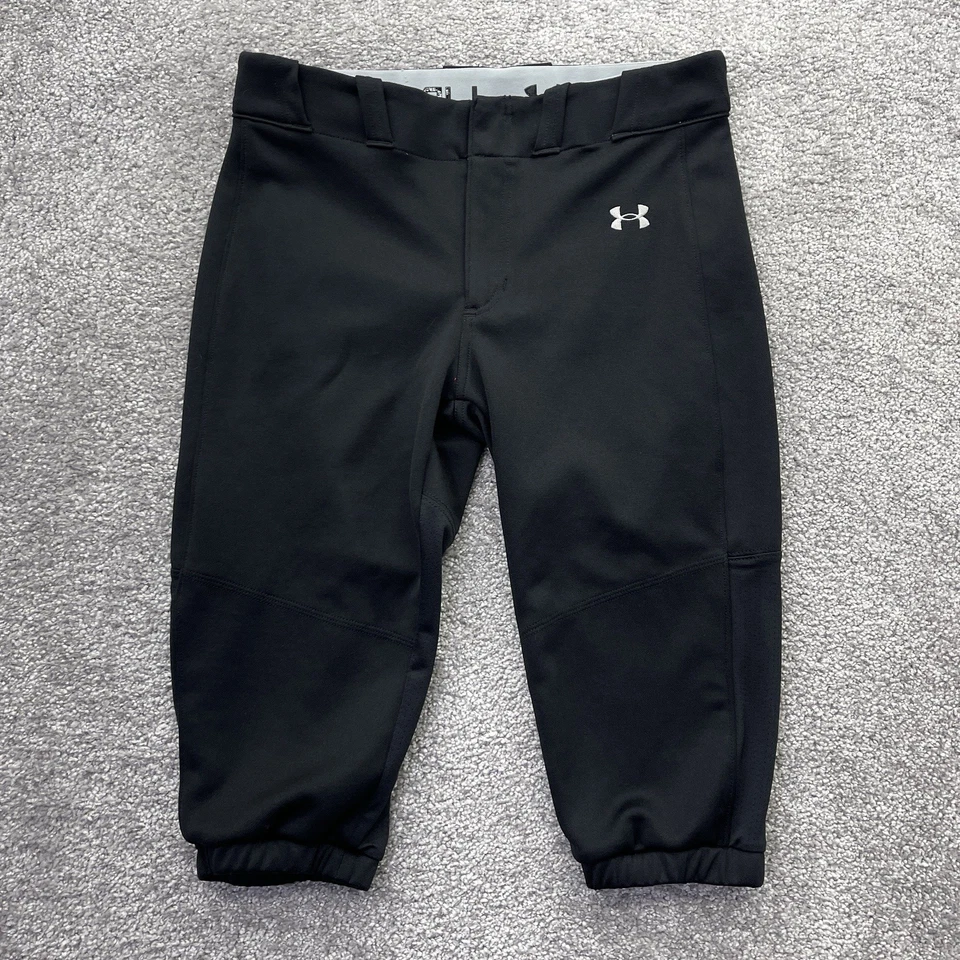 Pantalones de Softbol Under Armour Niñas Jóvenes Grandes YLG UA Utility Pro Crop 1356907 Foto 1 de 4