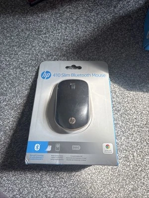 HP 410 Slim Bluetooth Mouse. Black. New & sealed. Multi Surface Sensor - Image 1 of 2