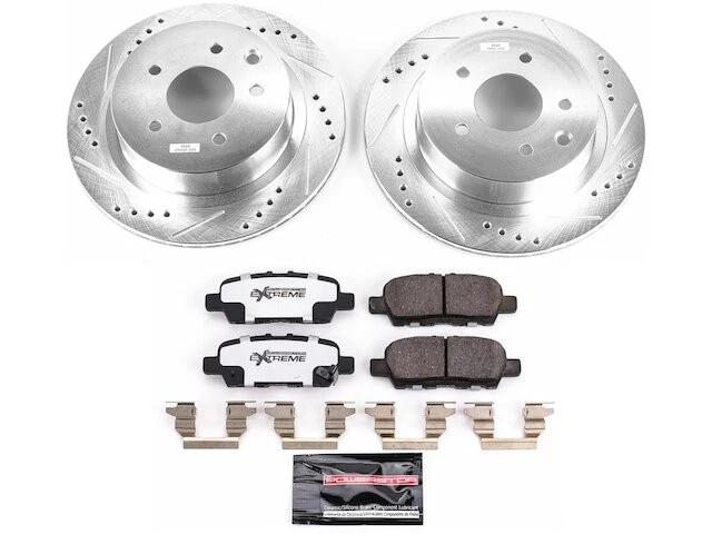 Kit de pastillas de freno trasero y rotor para Nissan LEAF 2011-2025 2012 2013 2014 YB217DN Foto 1 de 1