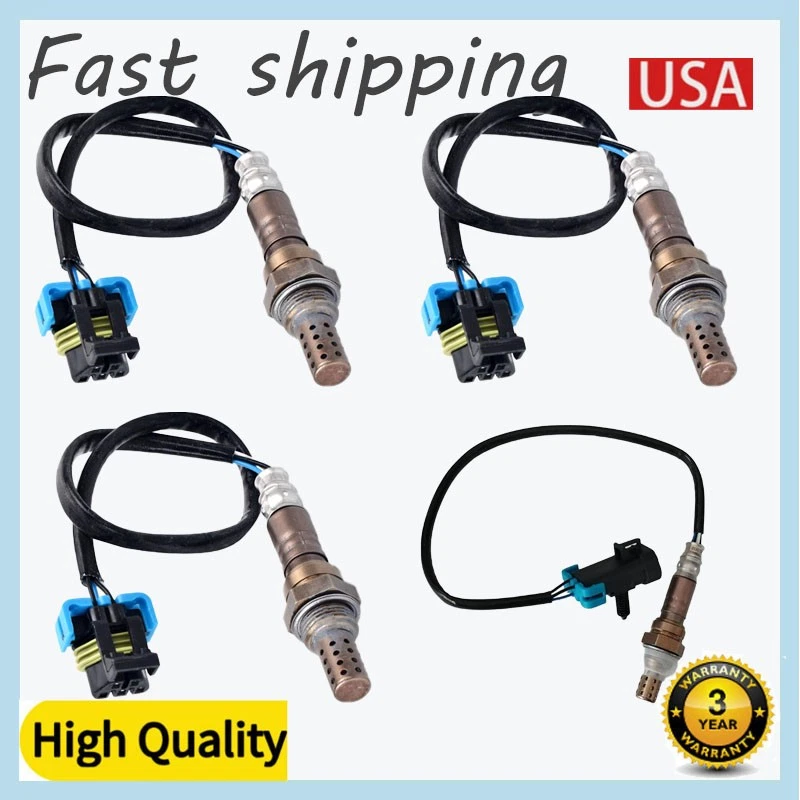 Sensor de O2 ascendente + descendente 4 piezas apto para Chevrolet Avalanche 2500 8,1 L V8 2003-2006 Foto 1 de 4