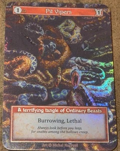 Sorcery: Contested Realm TCG - Alpha Elite FOIL - PIT VIPERS - Foto 1 di 3