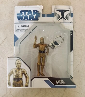 Star Wars Keychain C-3PO Basic Star Wars Keychain NEW SEE PHOTOS - Image 1 of 2
