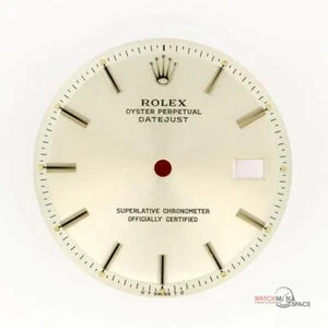 Rolex de colección para hombre 36 mm Datejust NQ 1600 1601 1603 esfera índices plateados S/S #A89 - Imagen 1 de 8