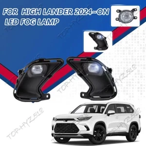 LED Front Daytime running lights Fog lights For Toyota Grand Highlander 2024-25 - Picture 1 of 11