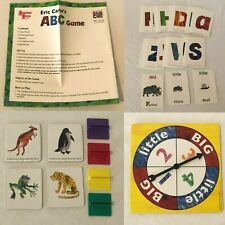 Eric Carles ABC Board Game Replacement Parts Pieces Choice Cards Movers Spinner
