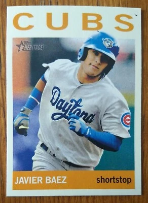 JAVIER BAEZ, 2013 TOPPS HERITAGE #160, CUBS - Image 1 of 2