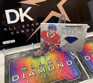 2023-24 BLACK DIAMOND DEBUT RELICS SEAN FARRELL ROOKIE JERSEY PATCH RC CANADIENS - Picture 1 of 3