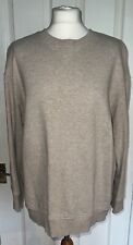 & Other Stories Yoga Beige Long Sleeve Pullover Sweatshirt Sweater Size Uk M