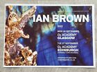 Ian Brown concert poster Glasgow/Edinburgh 2022 music show tour gig memorabilia.