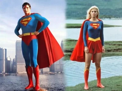 Super Powers Christopher Reeve + Supergirl 84  - Unpainted Kits 2025 - Image 1 of 3