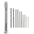 0.5-3.2mm Small Screw Extractor, Mini Portable Hand Drill With 10pcs Drill Bits