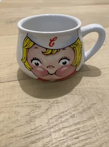Vintage 1998 Collectible Campbells Soup Mug Bowl Houston Harvest Heavy 16 Oz - Picture 1 of 4