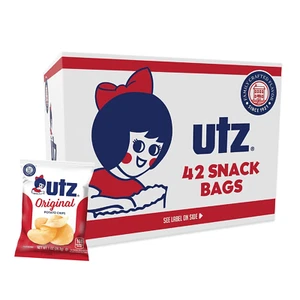 Original 1 Oz Bags, 42 Count Crispy Potato Chips, Gluten Free Snacks, Cholestero - Picture 1 of 12