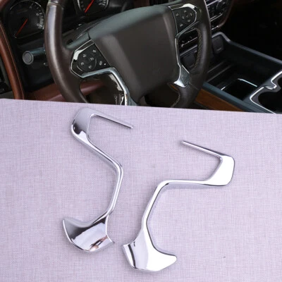 L+R Steering Wheel Cover Trim fit for Chevrolet Silverado GMC Sierra 2014-2018 - Image 1 of 4