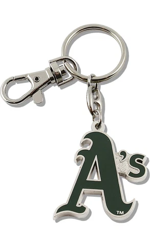 MLB Oakland Athletics Team Logo Heavyweight Key Ring Cover