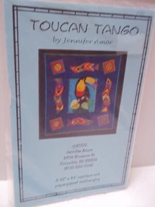 Toucan Tango Wallhanging Applique Pattern Jennifer Amor - Picture 1 of 2