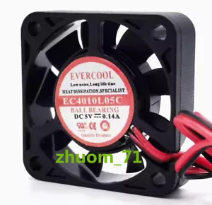 1PC EVERCOOL EC4010L05C 4cm 5V 0.14A CPU graphics card 3D printer chassis fan - Picture 1 of 5