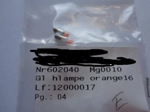 Märklin E 602040 Glühlampen Orange 16 V  Gelb  2 Stück - Bild 1 von 1