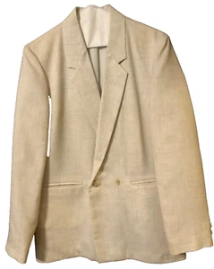 FARAH Boys VINTAGE Tropical Beige Size 18 Youth XL SPORTS COAT JACKET BLAZER - Picture 1 of 7