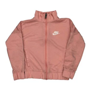 Age 5-6 Nike Zip Up - Medium Pink Polyester - Picture 1 of 8