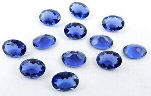 10X14 MM Lab Created Tanzanite Oval Cut Lot Loose Gemstones For Jewelry P-529