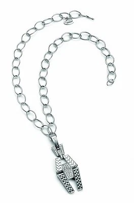 Just Cavalli SCLY03 RUNWAY Damen Halskette Edelstahl Silber mit Kristallen NEU - Bild 1 von 4