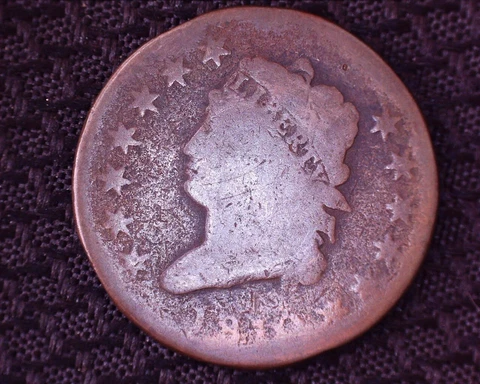 1810 Classic Head  Large Cent  Decent Detail Low Mintage  # LC043 Cover