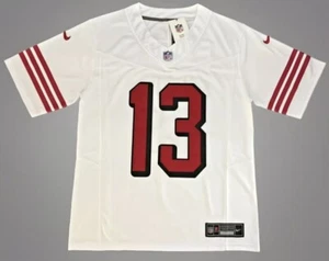 Large Brock Purdy #13 Vapor FUSE Jersey White Alternate Elite Quality SF 49ers - Picture 1 of 10