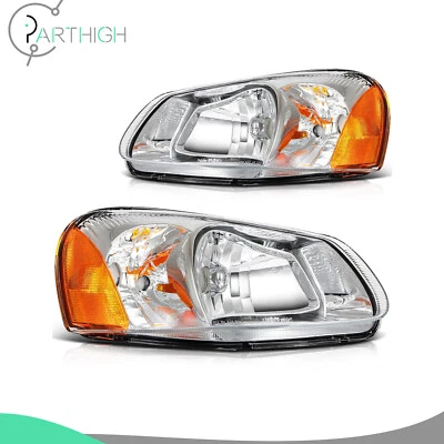 For 2001-2006 Dodge Stratus 2001-2003 Chrysler Sebring Headlights Assembly L+R - Image 1 of 4