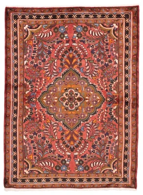 5英尺0英寸x6英尺9英寸传统复古手工编织东方地毯羊毛小地毯 — 第 1/4 张图片