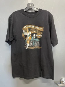 Vintage Harley Davidson Hogtoberfest Orlando Florida Kurzarm Hemd Gr. L - Bild 1 von 6