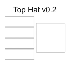 Paneles acrílicos Voron V0 / V0.1 / V0.2 Top Hat - Imagen 1 de 6