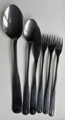 6 piezas para servir diferentes VILLAGE COMMON / FORT SCOTT Oneida Northland acero inoxidable Foto 1 de 4