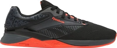 Reebok Nano X4 Hombres Zapatos de Entrenamiento Negros Gimnasio Entrenamiento Acolchado Fitness Entrenadores Foto 1 de 4