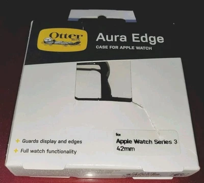 NEW Otterbox Aura Edge Case for Apple Watch Series 3 - 42mm - Black - Image 1 of 4
