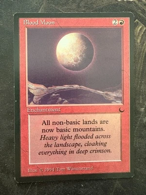 *** THE DARK Blood Moon ***  NM Beauty! - DUTY FREE MtG Magic - Image 1 of 2