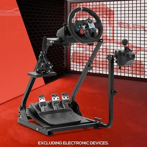 Supllueer Racing Wheel Stand avec double levier de vitesses compatible avec Logitech G920 G29 - Photo 1/21