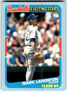 1989 Fleer Baseball's Exciting Stars - Mark Langston #29 - Bild 1 von 2
