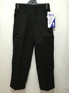 BNWT Boys Sz 6 LW Reid Brand Black Double Knee Elastic Waist School Pants - Picture 1 of 3