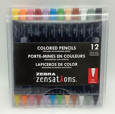 Zebra “Zensations” Mechanical colored pencils, Pack Of 12  New, Sealed