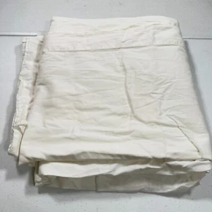Peacock Alley flat sheet king white solid 100% cotton portugal modern - Picture 1 of 8