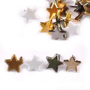 Épingles fractionnées accessoires scrapbooking fournitures style forme d'étoile designs pour décorations