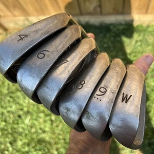 Ping G5 Yellow Dot Irons 4,6,7,8,9,W Regular Flex Steel Shaft Ping Grip RH Right - Picture 1 of 18