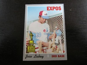1970 Topps # 238 Jose Laboy Card Montreal Expos