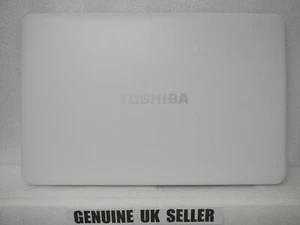 NEW WHITE TOSHIBA C870 SCREEN LCD REAR BACK COVER H000038030 13N0-ZXA0K01 - Picture 1 of 6