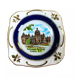 Vintage Porcelain Trinket Jewelry Dish – Parliament Buildings, Made East Germany - Picture 1 of 3