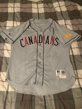 Russell Athletic 1995 Vancouver Canadians Jersey Size 50 #40 Gray Grey