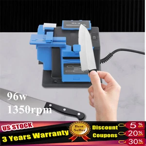 Professional Electric Knife Sharpener Drill Sharpening Machine Household 1350rpm - Picture 1 of 11