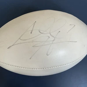 Wilson White Panel NFL Signed Chad Henne Football Kansas City Chiefs Michigan - Picture 1 of 5